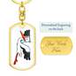 Stork - Luxury Dog Tag Keychain