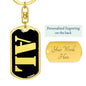Al v3 - Luxury Dog Tag Keychain