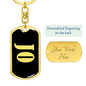 Jo v02 - Luxury Dog Tag Keychain