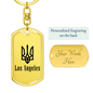 Los Angeles - Luxury Dog Tag Keychain