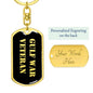 Gulf War Veteran v2 - Luxury Dog Tag Keychain