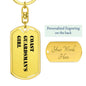 Coast Guardsman's Girl - Luxury Dog Tag Keychain
