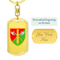 26th Artillery Brigade (Ukraine) - Luxury Dog Tag Keychain