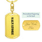 Salvatore - Luxury Dog Tag Keychain