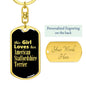 American Staffordshire Terrier v2 - Luxury Dog Tag Keychain