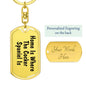 Cocker Spaniel's Home - Luxury Dog Tag Keychain