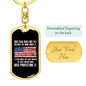 Our Flag - Luxury Dog Tag Keychain