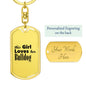 Bulldog - Luxury Dog Tag Keychain