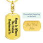 Italian Greyhound's Home - Luxury Dog Tag Keychain