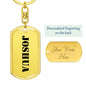 Joshua - Luxury Dog Tag Keychain