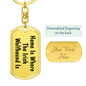 Irish Wolfhound's Home - Luxury Dog Tag Keychain