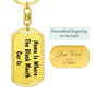 Black Mouth Cur's Home - Luxury Dog Tag Keychain