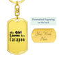 Cavapoo - Luxury Dog Tag Keychain