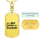 Bernedoodle - Luxury Dog Tag Keychain