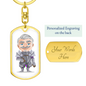 Knight 06 - Luxury Dog Tag Keychain