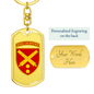 43rd Artillery Brigade (Ukraine) - Luxury Dog Tag Keychain