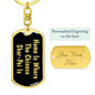 Chinese Shar-Pei's Home v2 - Luxury Dog Tag Keychain