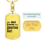 American Curl - Luxury Dog Tag Keychain