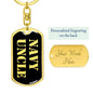 Navy Uncle v2 - Luxury Dog Tag Keychain