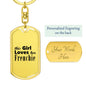 Frenchie - Luxury Dog Tag Keychain