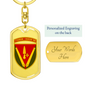 40th Artillery Brigade (Ukraine) - Luxury Dog Tag Keychain