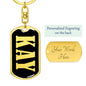 Kay v02 - Luxury Dog Tag Keychain