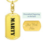 Marty - Luxury Dog Tag Keychain