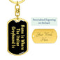 Italian Greyhound's Home v2 - Luxury Dog Tag Keychain