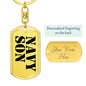 Navy Son - Luxury Dog Tag Keychain