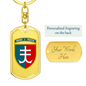35th Marine Infantry Brigade (Ukraine) - Luxury Dog Tag Keychain