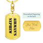 Airman's Nephew - Luxury Dog Tag Keychain