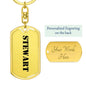 Stewart - Luxury Dog Tag Keychain