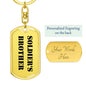 Soldier's Brother - Luxury Dog Tag Keychain