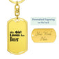 Boxer - Luxury Dog Tag Keychain