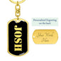 Josh v3 - Luxury Dog Tag Keychain