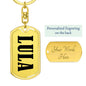 Lula v01 - Luxury Dog Tag Keychain