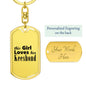 Keeshond - Luxury Dog Tag Keychain