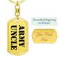 Army Uncle - Luxury Dog Tag Keychain
