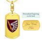 79th Air Assault Brigade (Ukraine) - Luxury Dog Tag Keychain