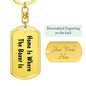 Boxer's Home - Luxury Dog Tag Keychain