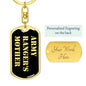 Army Ranger's Mother v2 - Luxury Dog Tag Keychain