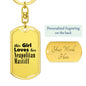 Neapolitan Mastiff - Luxury Dog Tag Keychain