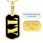 Ty v2 - Luxury Dog Tag Keychain