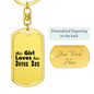 Devon Rex - Luxury Dog Tag Keychain