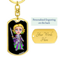 Knight 04-2 - Luxury Dog Tag Keychain