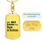 Dogue de Bordeaux - Luxury Dog Tag Keychain