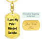 Love My Pale-Headed Rosella - Luxury Dog Tag Keychain