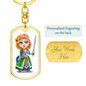 Knight 03 - Luxury Dog Tag Keychain