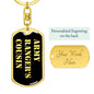 Army Ranger's Cousin v2 - Luxury Dog Tag Keychain