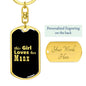 Manx v2 - Luxury Dog Tag Keychain